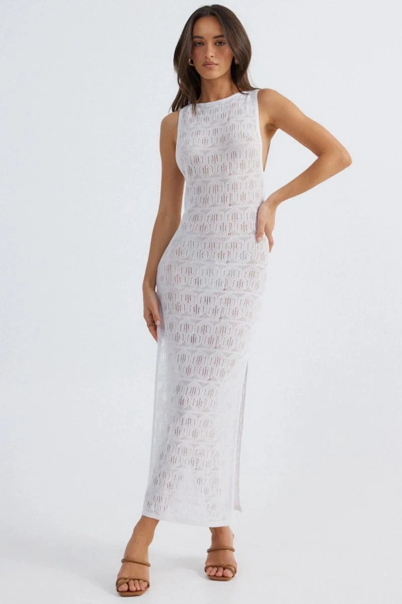 Aelia Maxi Dress - White