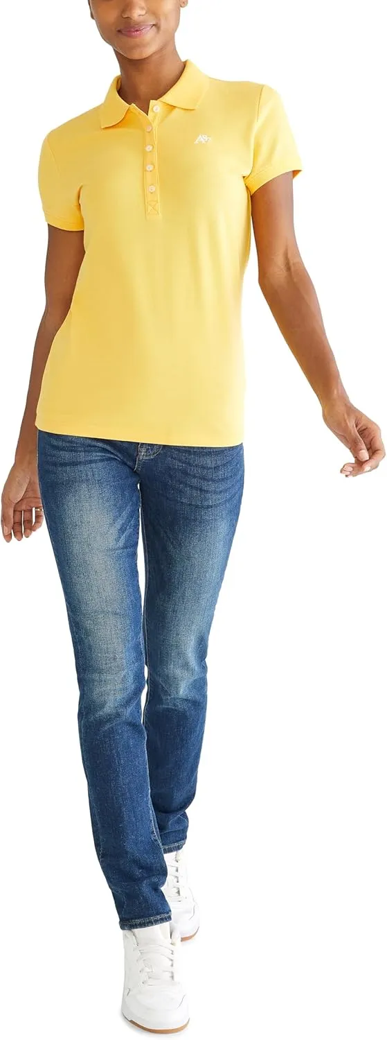 AEROPOSTALE Women's Aero Solid A87 Polo