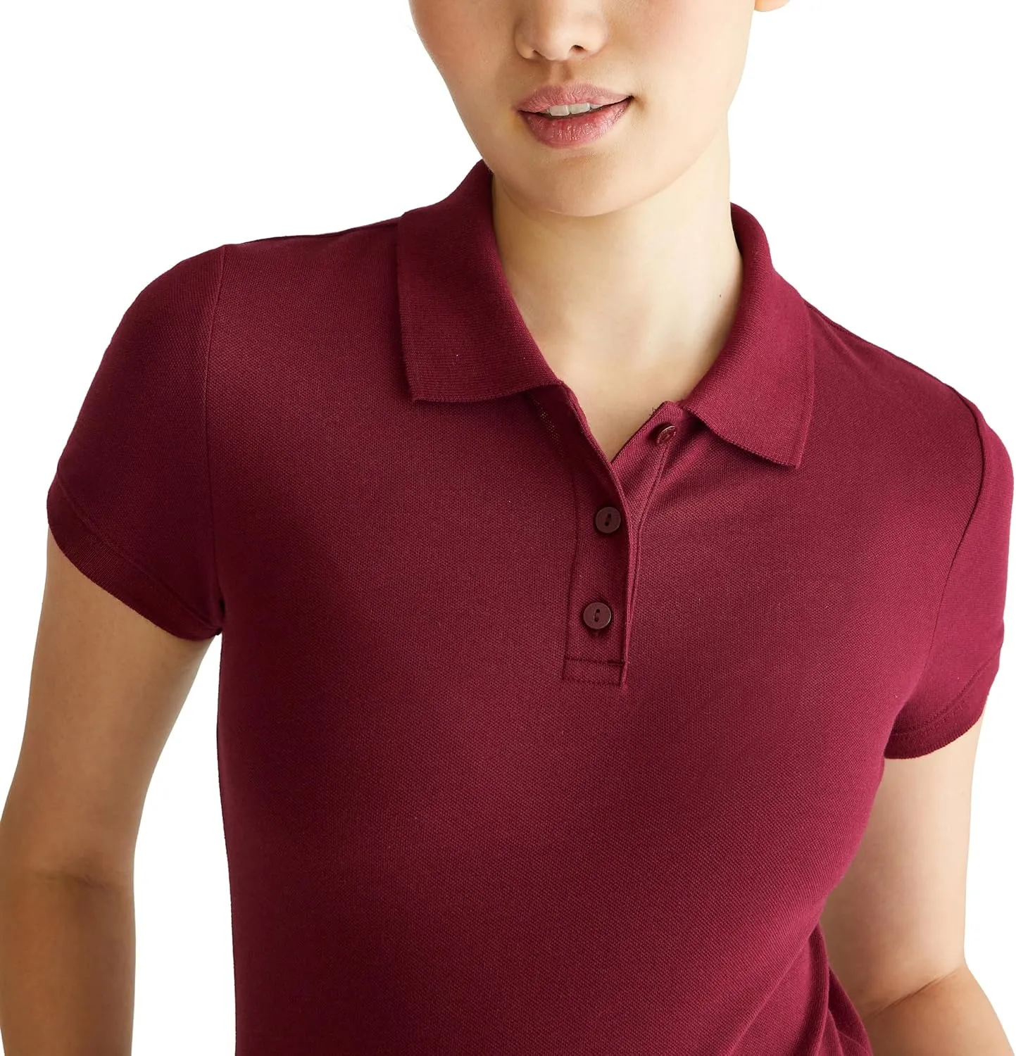 AEROPOSTALE Women's Aero Uniform Polo Short Sleeve