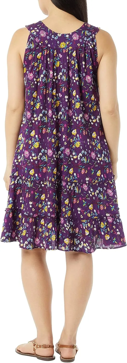 Anthony Richards Women's Crinkle Gauze Sun Dress 100% Cotton Sleeveless Dress