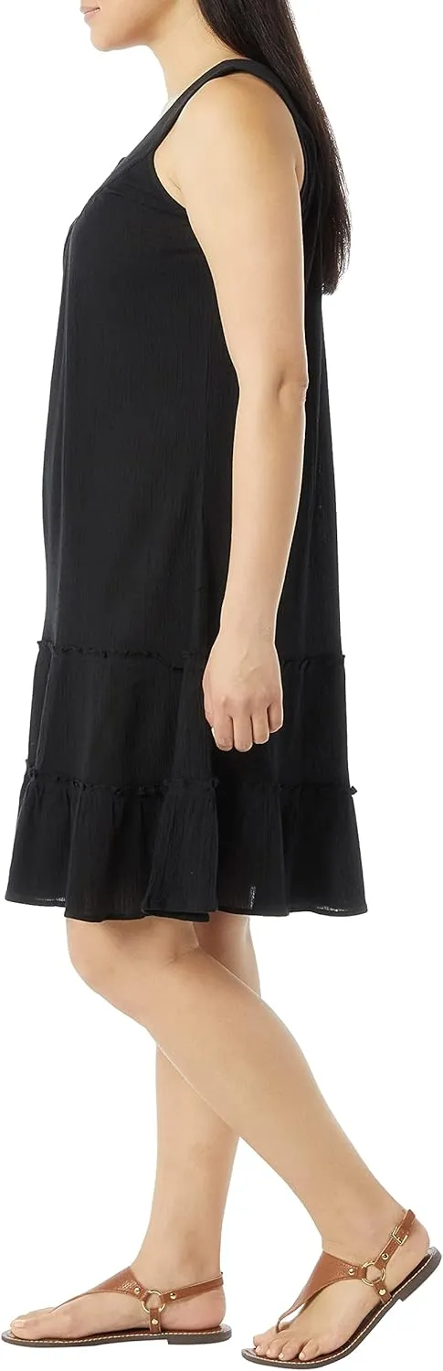 Anthony Richards Women's Crinkle Gauze Sun Dress 100% Cotton Sleeveless Dress