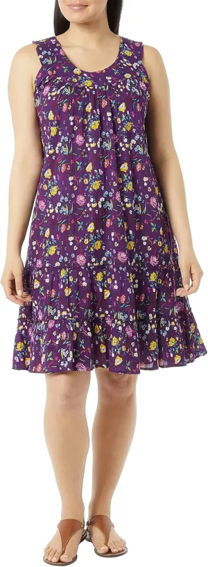 Anthony Richards Women's Crinkle Gauze Sun Dress 100% Cotton Sleeveless Dress