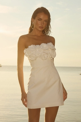Averie Mini Dress - Ivory