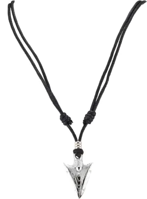 BlueRica Arrowhead on Adjustable Cord Necklace
