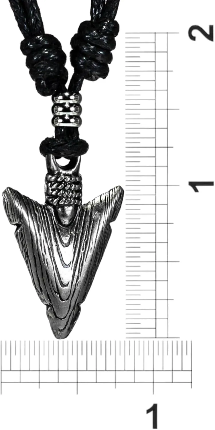 BlueRica Arrowhead on Adjustable Cord Necklace