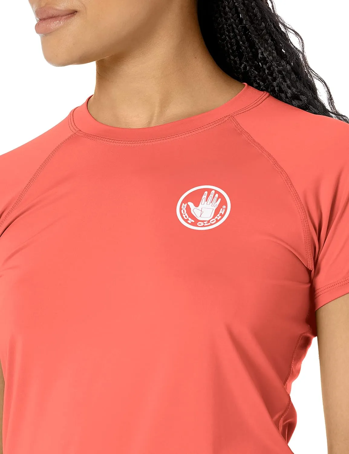 Body Glove Women's Smoothies In Motion Solid Short Sleeve Rashguard