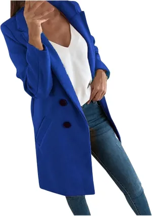 Business Casual Blazers & Tops - Women's Trench Coat Jackets