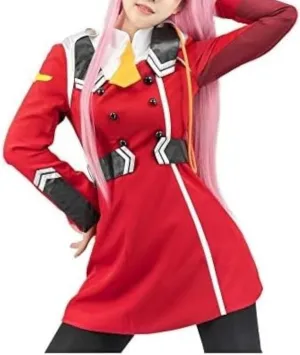 C-ZOFEK Women's US Size Red Dress Cosplay Outfits Anime Uniform Christmas Halloween Costume