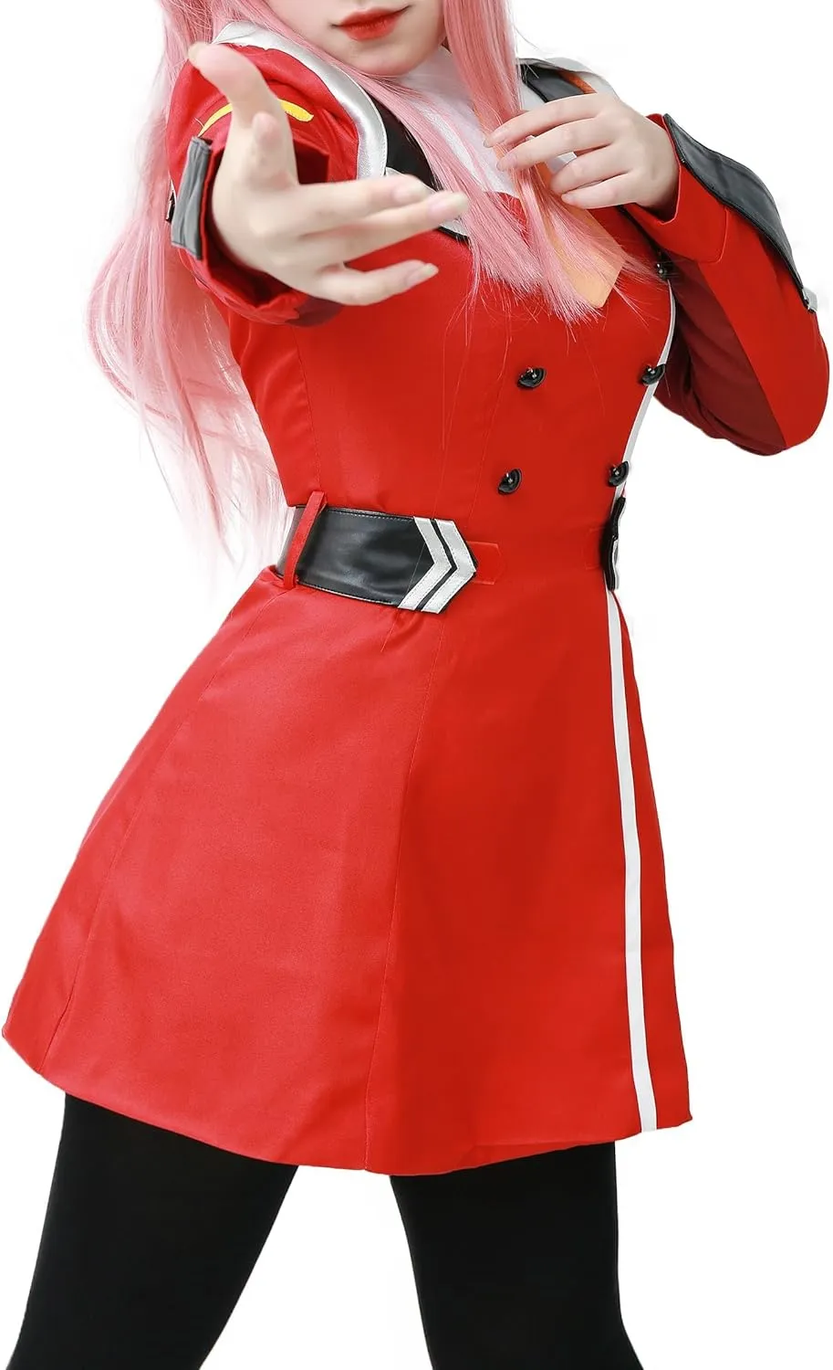 C-ZOFEK Women's US Size Red Dress Cosplay Outfits Anime Uniform Christmas Halloween Costume