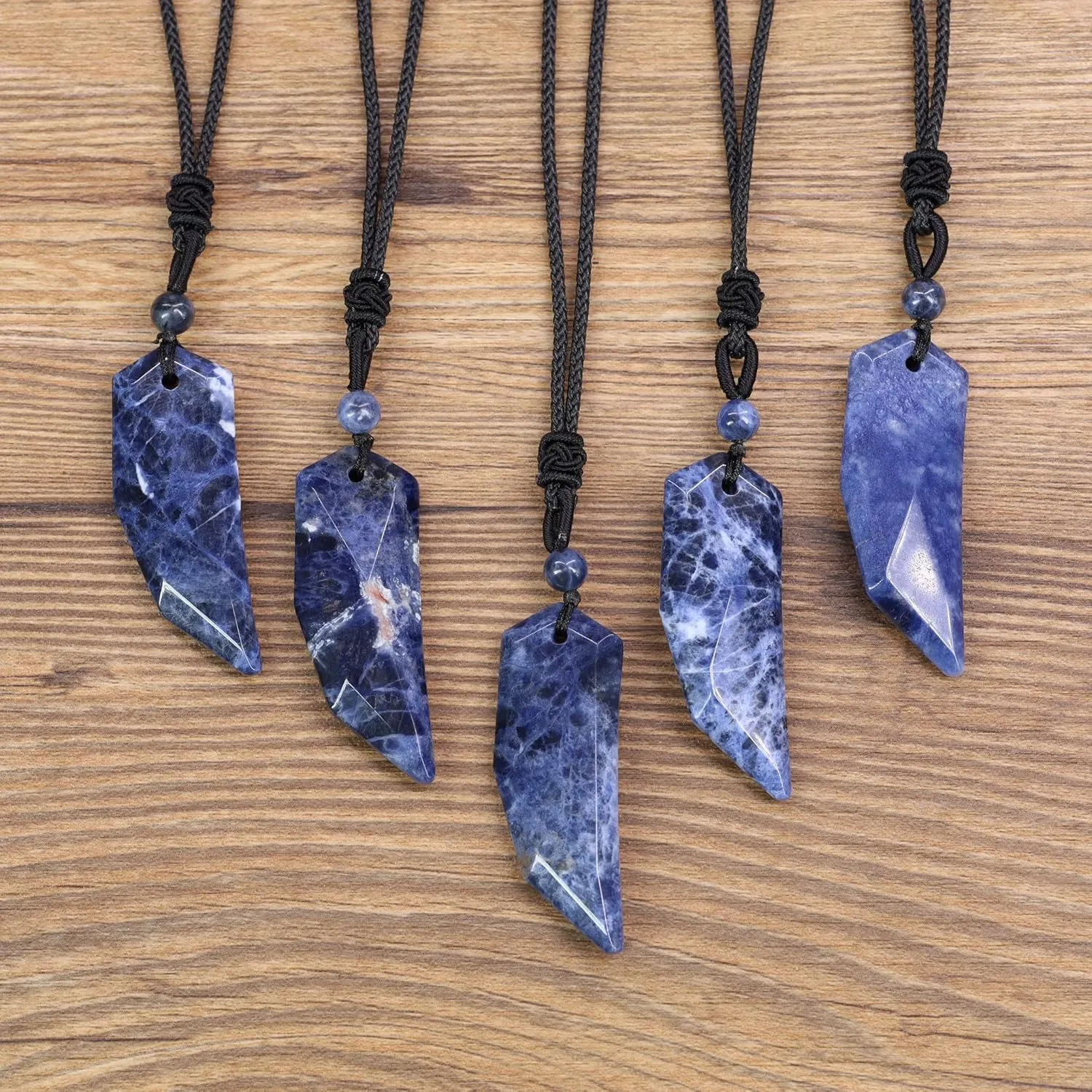 COAI Wolf Tooth Men's Healing Crystal Necklace