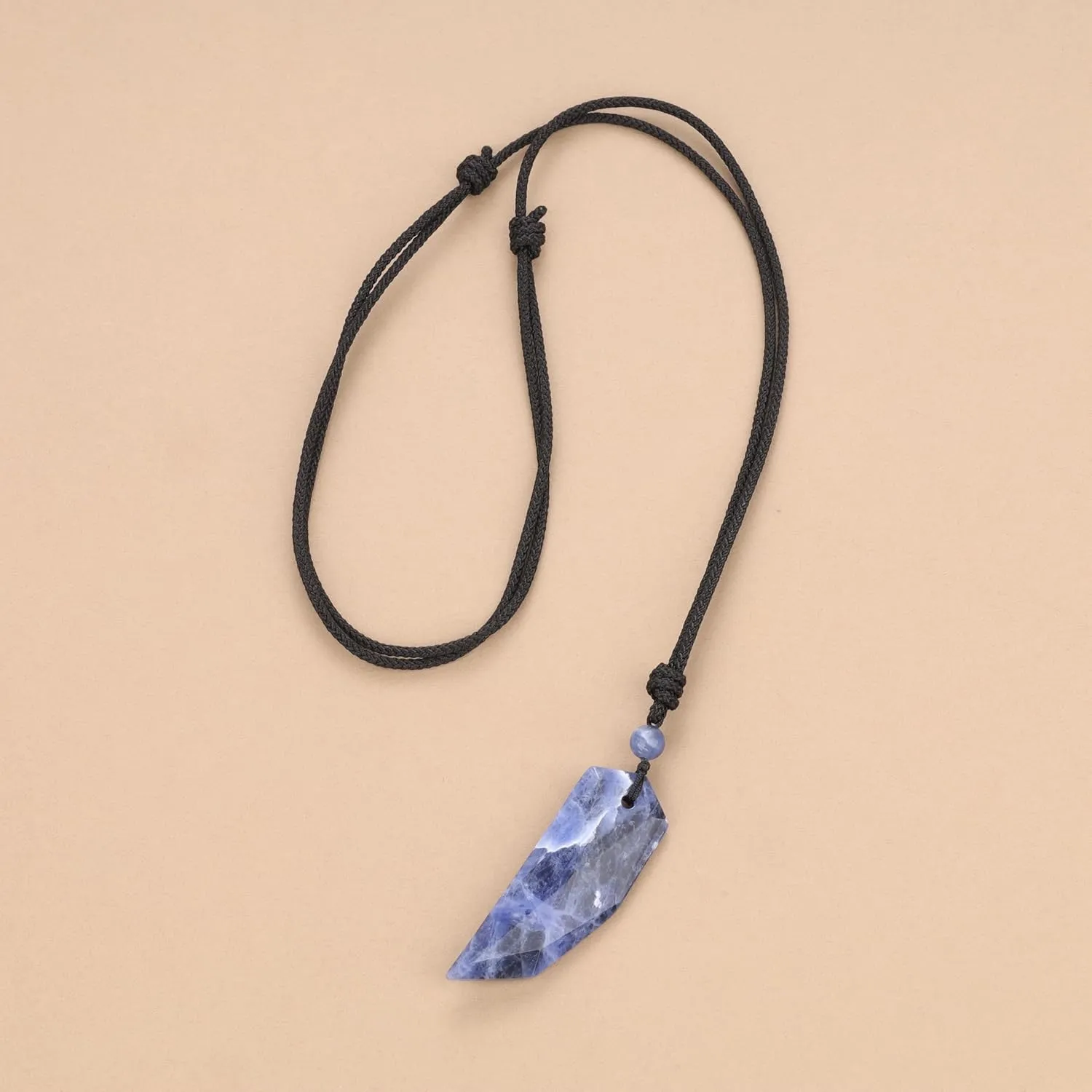 COAI Wolf Tooth Men's Healing Crystal Necklace