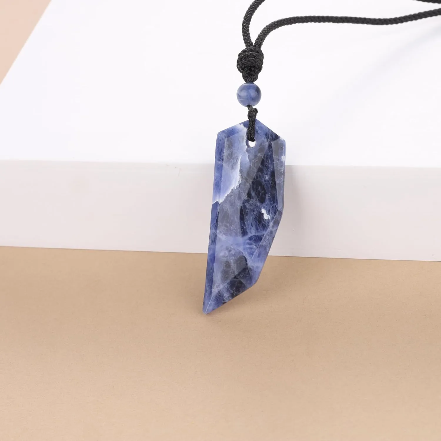 COAI Wolf Tooth Men's Healing Crystal Necklace