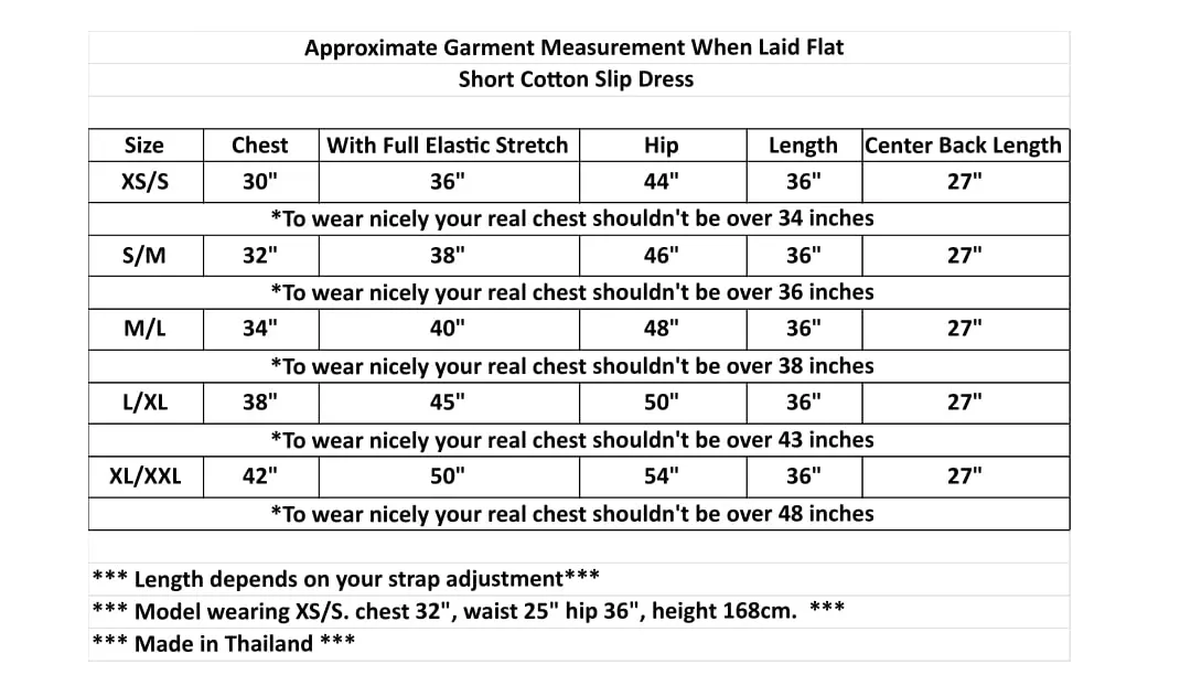 Cotton Full Slip Under Dress Knee Length Adjustable Spaghetti Strap Undergarment Nightwear (XS/S, White)