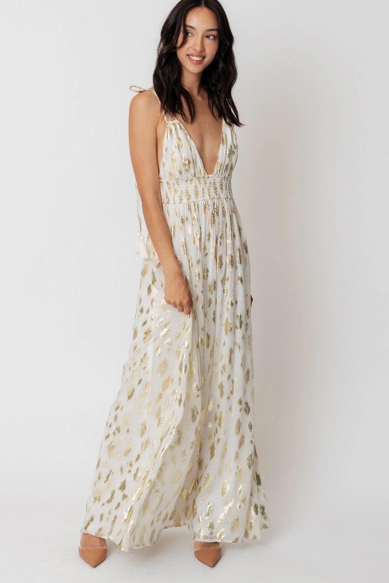 Demetra Maxi Dress - Ivory