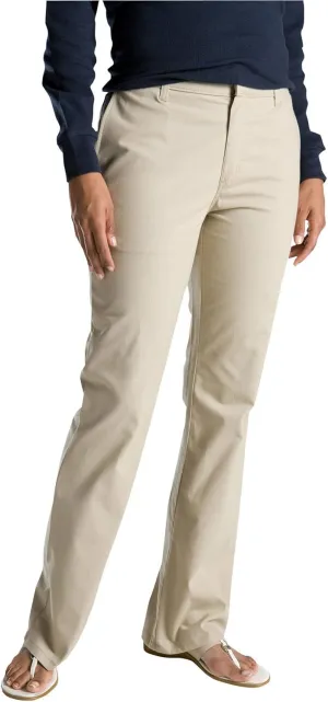 Dickies Women's Flat Front Stretch Cotton Blend Pants