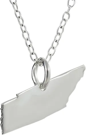 FashionJunkie4Life 925 Sterling Silver US States Pendant Necklaces
