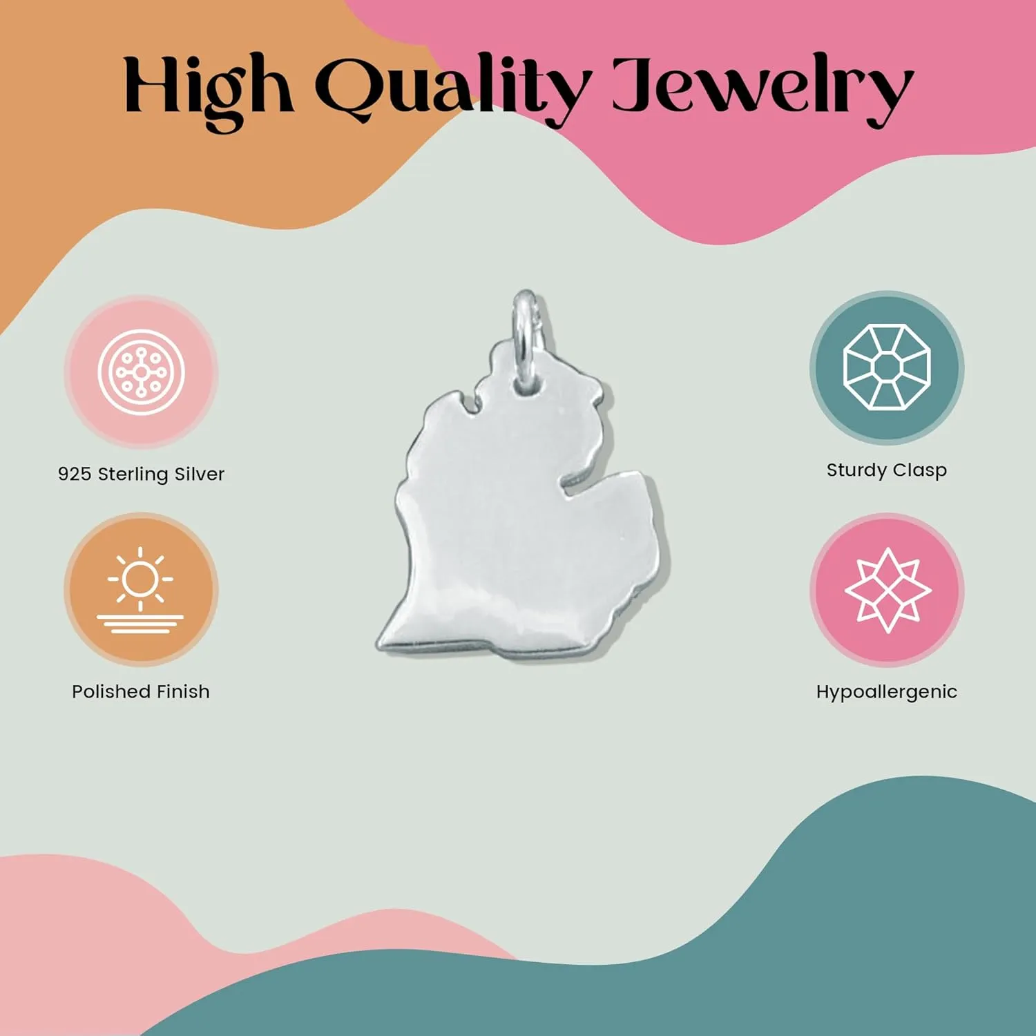 FashionJunkie4Life Mountain Pendant Necklaces for Men and Women