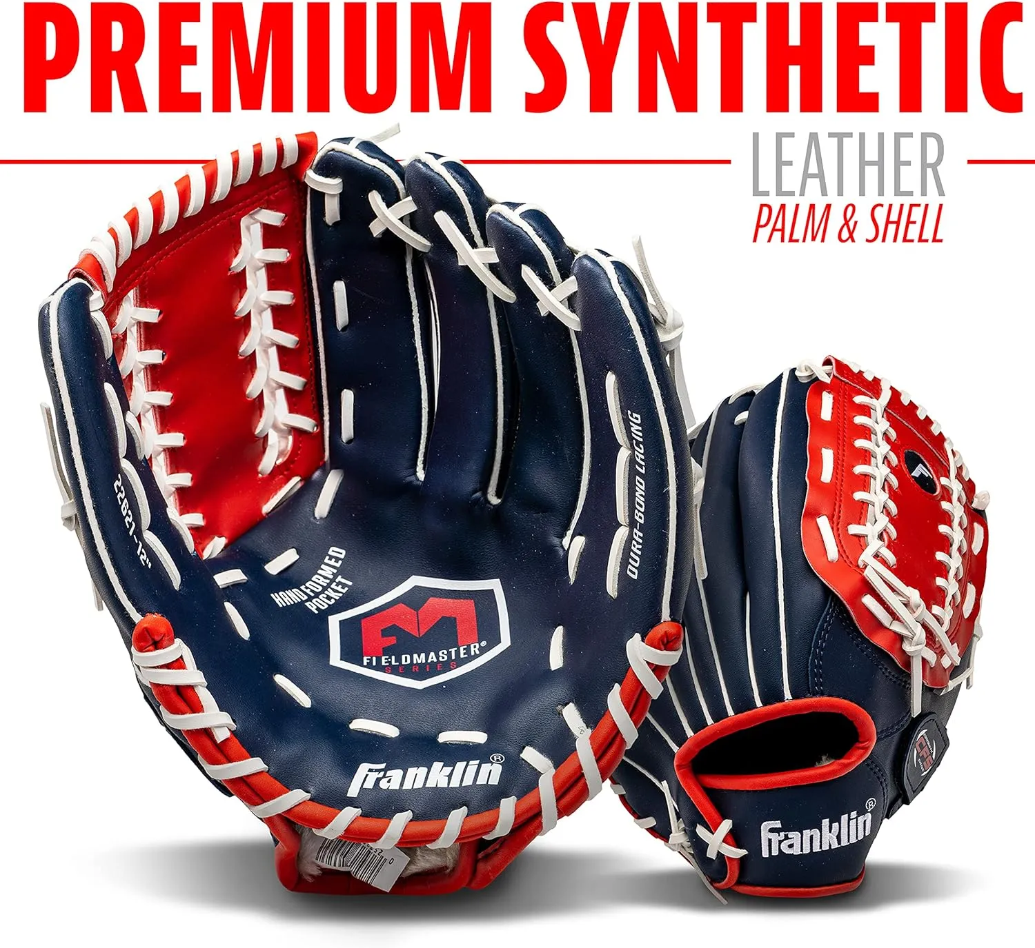 Franklin Sports Baseball   Softball Gloves - Field Master Adult   Youth Baseball   Softball Gloves - Right Hand   Left Hand Gloves - Infield   Outfield Mitts - Multiple Sizes   Colors