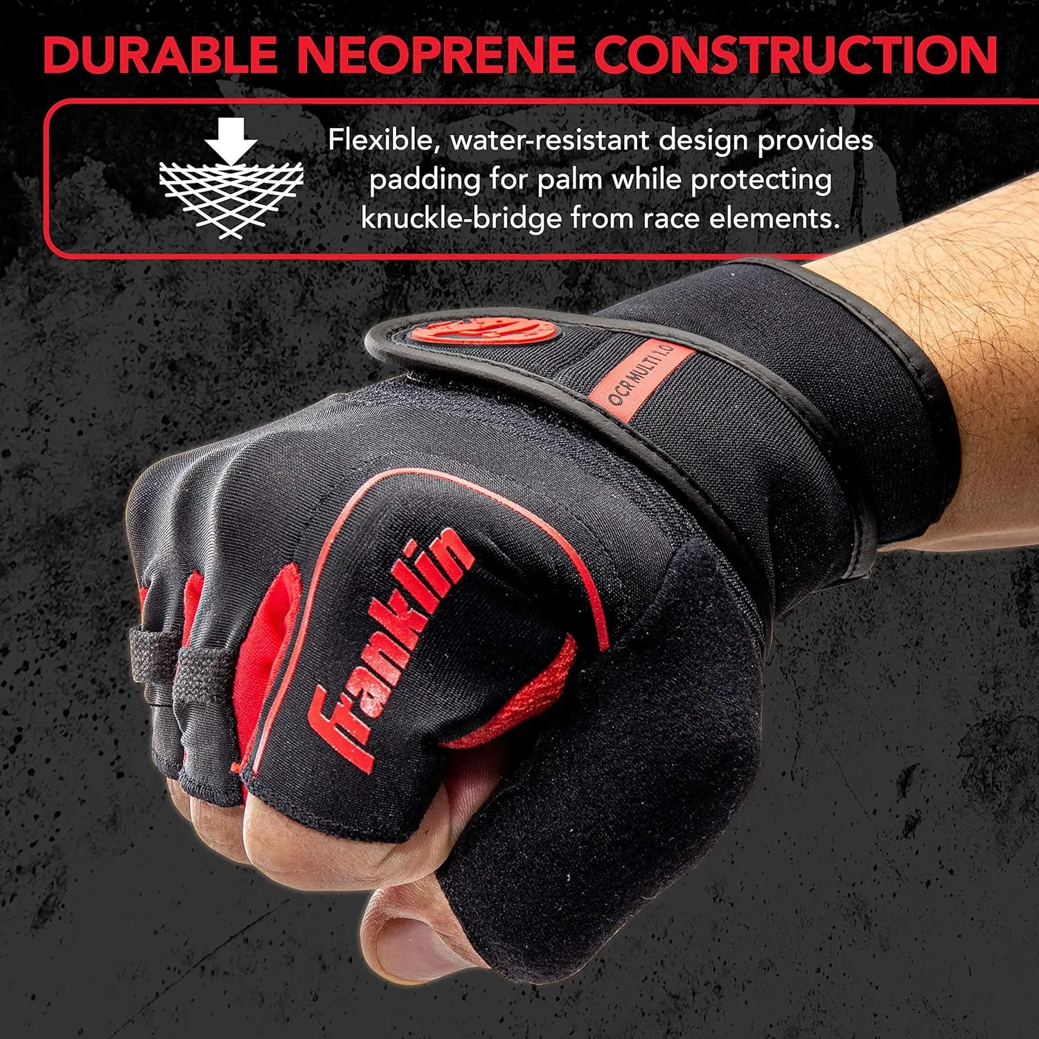 Franklin Sports Spartan Race Multi 1.0 OCR Glove Pair