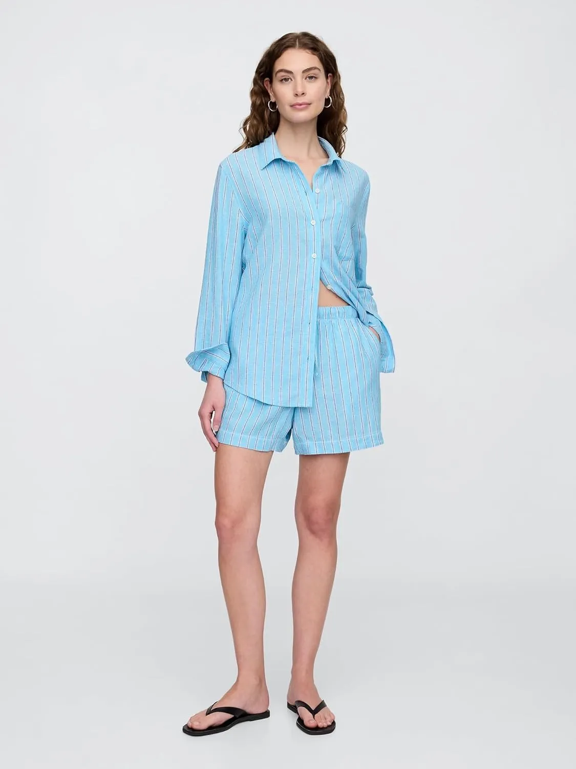 GAP Women's Linen Easy Shirt