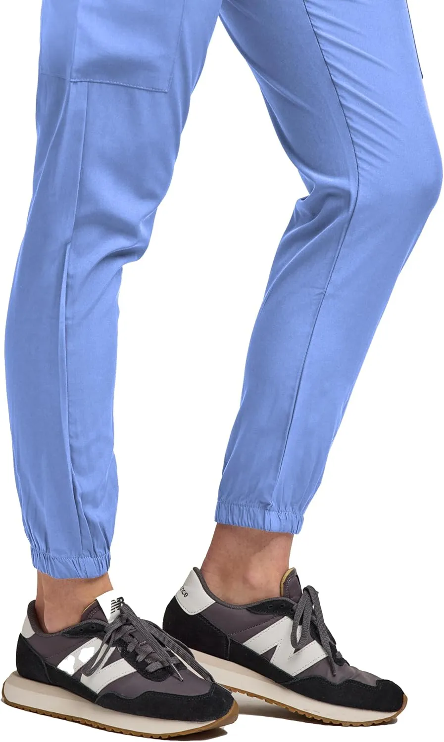 Green Town Scrubs for Women - Jogger Scrub Pant, Cargo Pockets, Stretch Fabric, Drawcord, Easy Care