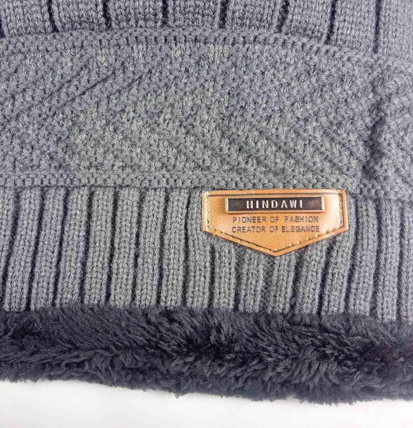 HINDAWI Womens Slouchy Beanie Winter Hat Knit Warm Snow Ski Skull Outdoor Cap