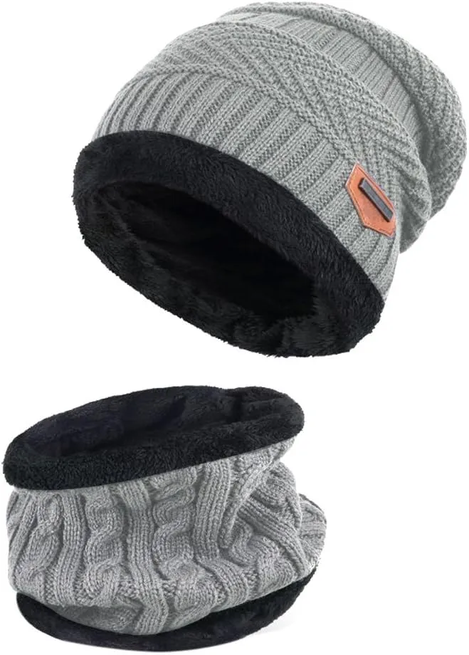 HINDAWI Womens Slouchy Beanie Winter Hat Knit Warm Snow Ski Skull Outdoor Cap