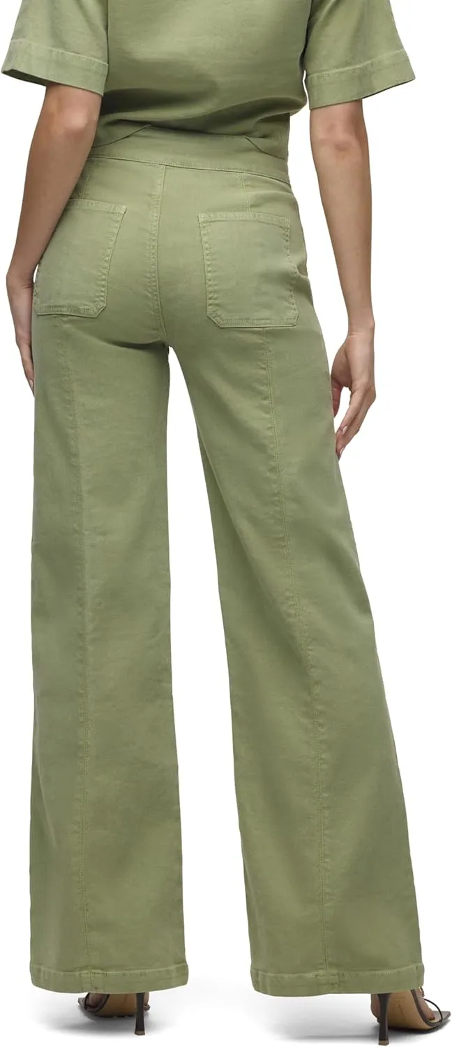 HUDSON Women's Tie Waist Wide Leg Trouser