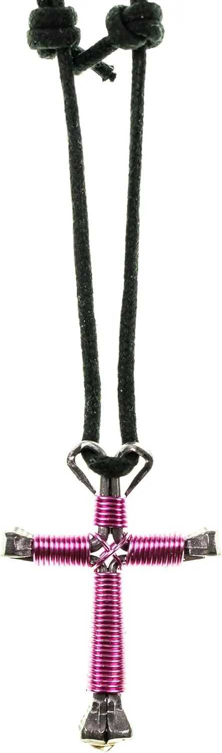 Intercession Horseshoe Nail Cross Necklace