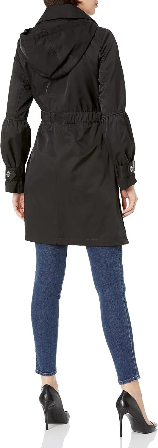 Karl Lagerfeld Paris Women's Belted Trench Coat
