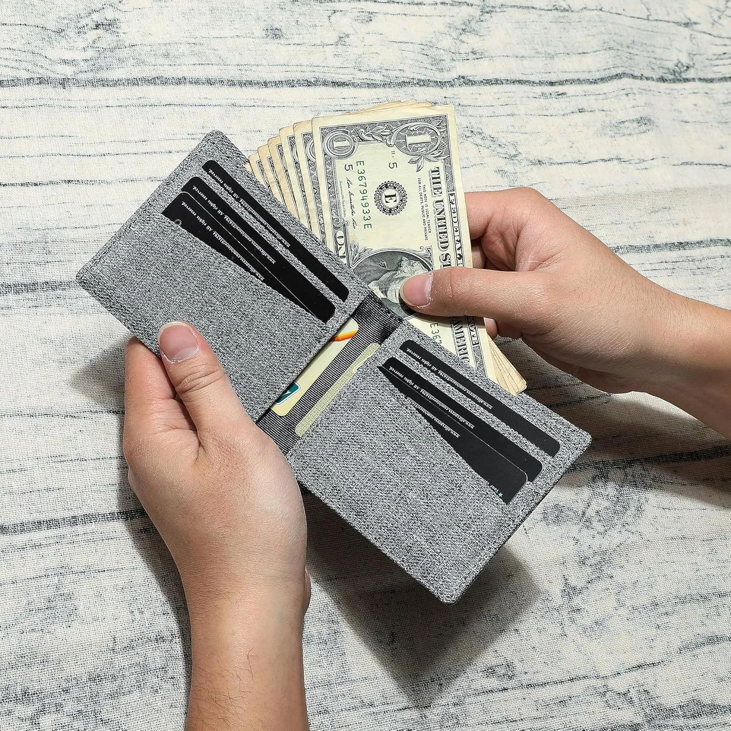 Lanyani RFID Wallets Bifold Simple