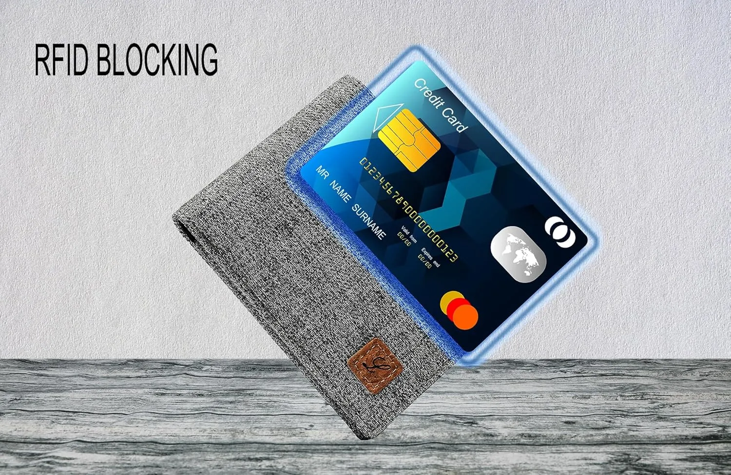 Lanyani RFID Wallets Bifold Simple