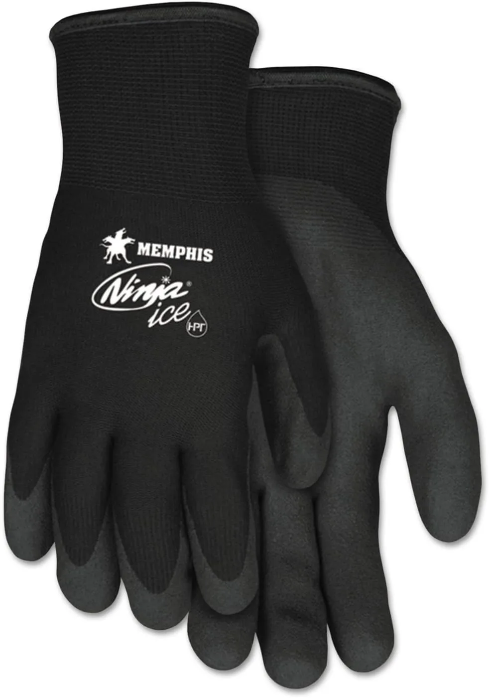 Memphis Glove Ninja Ice 15 Gauge Black Nylon Cold Weather Glove