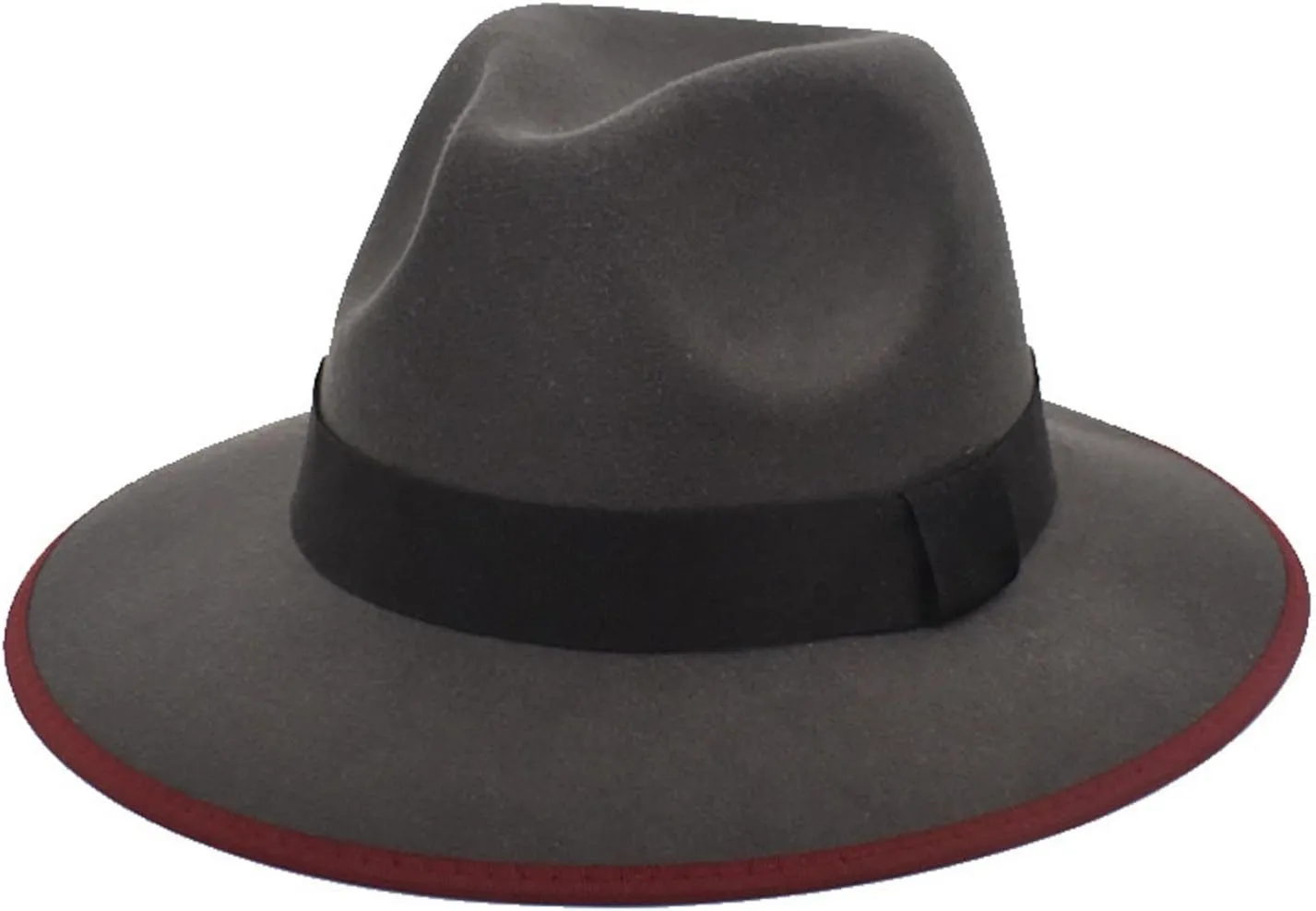 Men Women Classic Wide Brim Floppy Panama Hat Fedora Hat Rancher Hat Jazz Hat Vintage Church Cap