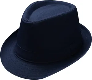 Mens 1920s Fedora Hat Men Classic 20s Black Hats Jazz Cap for Women Jazz Retro Dress Fedora Hat