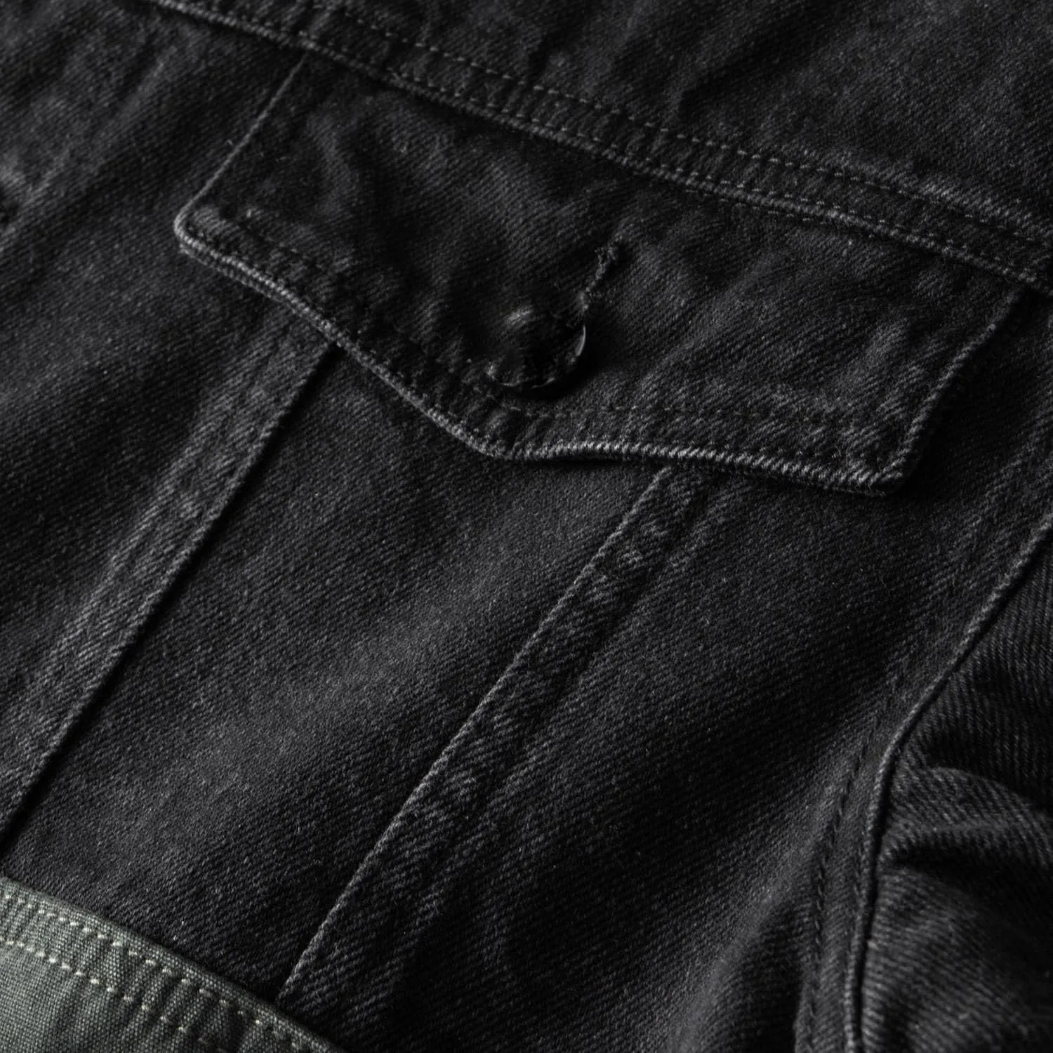 Men's Denim Jacket Retro Patchwork Workwear American Loose Casual Coat