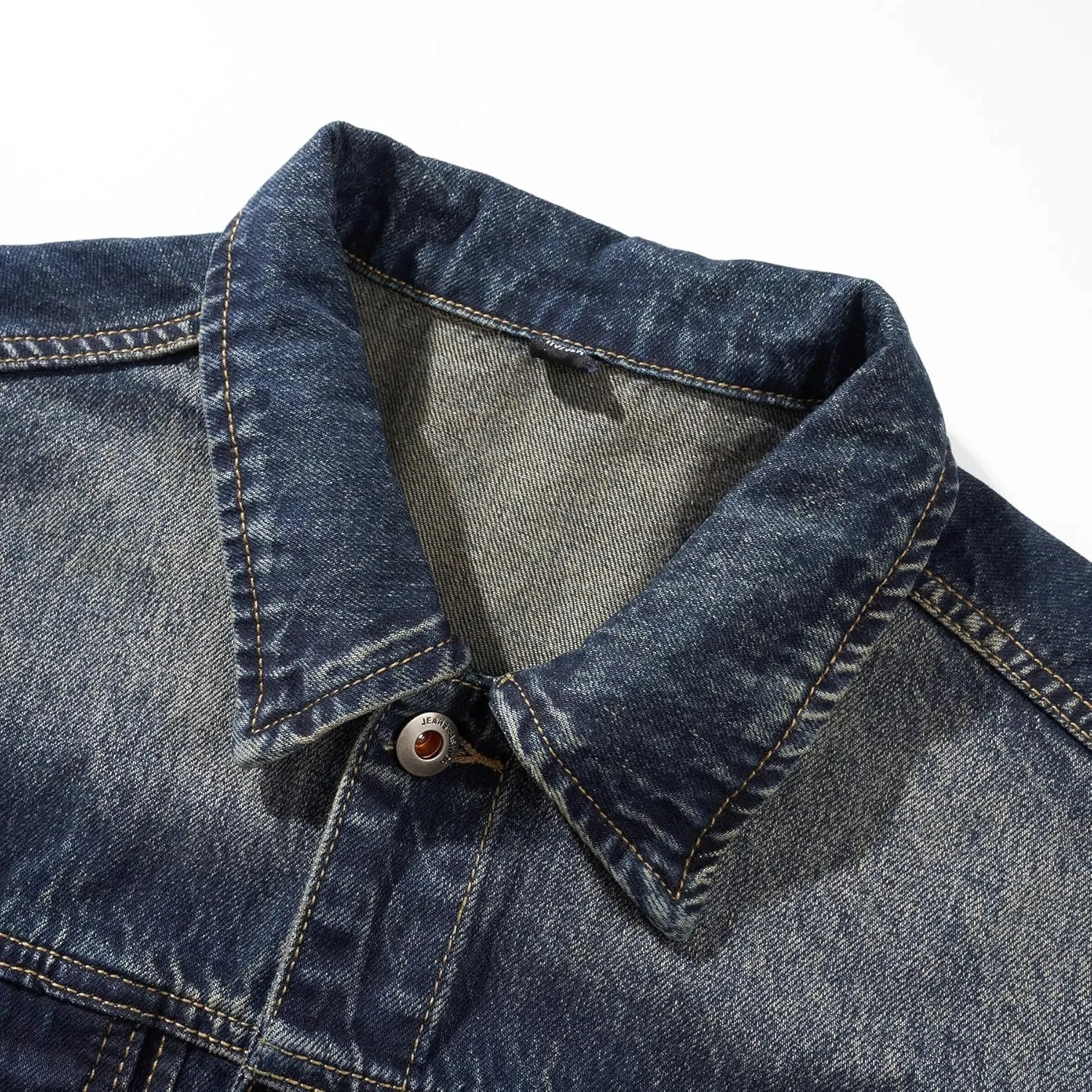 Men's Denim Jacket Spring Autumn Loose American Workwear