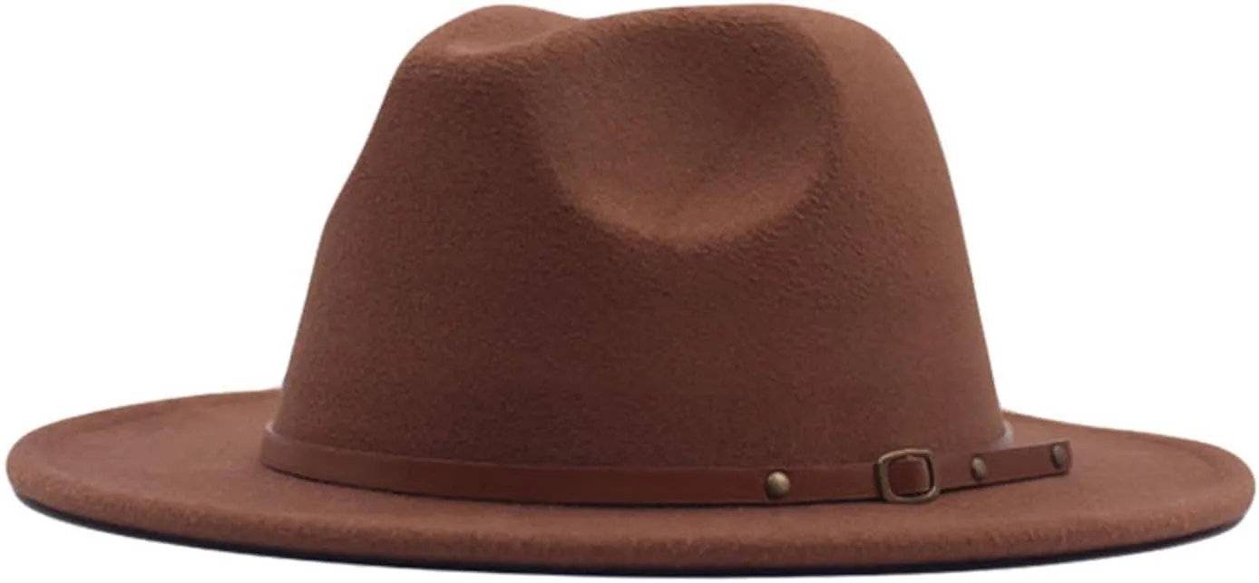 Mens Plain Cotton Twill Fedora Panama Hat Classic Solid Color Short Brim British Style Jazz Hats Summer Sun Hat