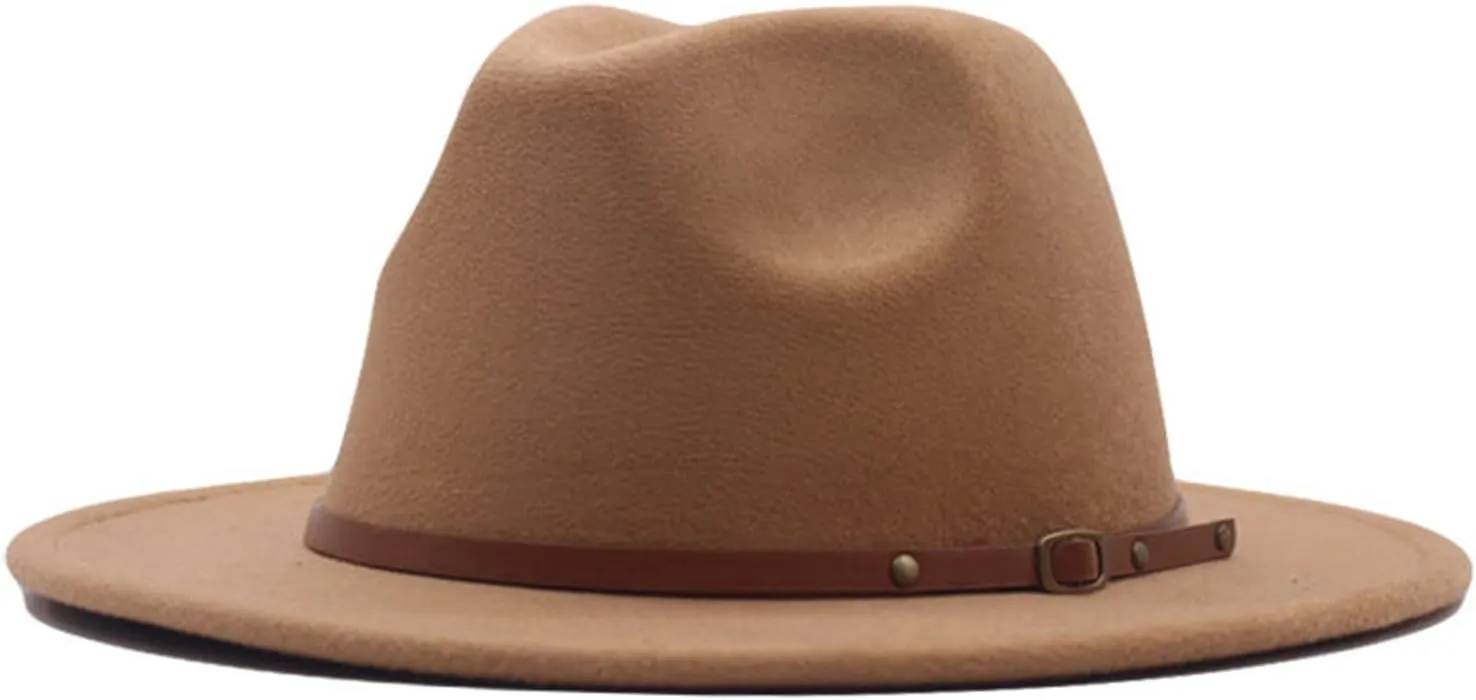Mens Plain Cotton Twill Fedora Panama Hat Classic Solid Color Short Brim British Style Jazz Hats Summer Sun Hat