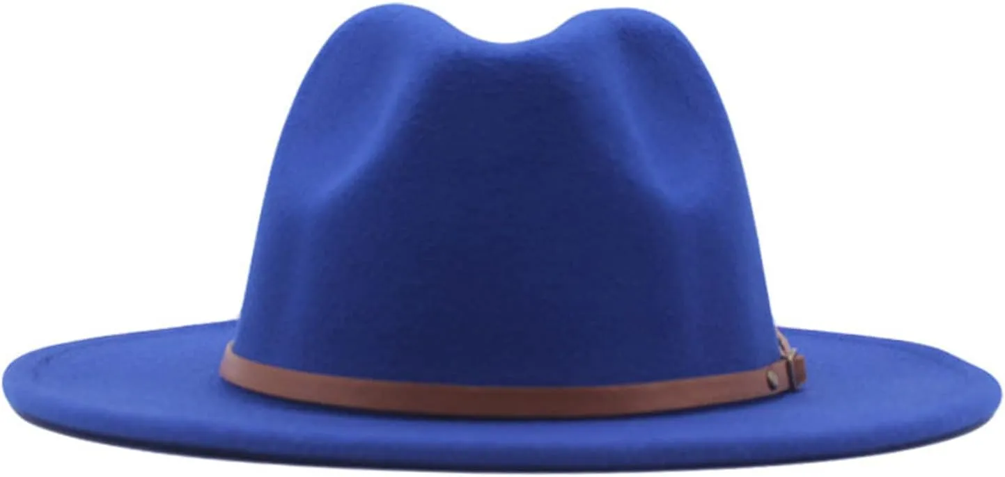 Mens Plain Cotton Twill Fedora Panama Hat Classic Solid Color Short Brim British Style Jazz Hats Summer Sun Hat