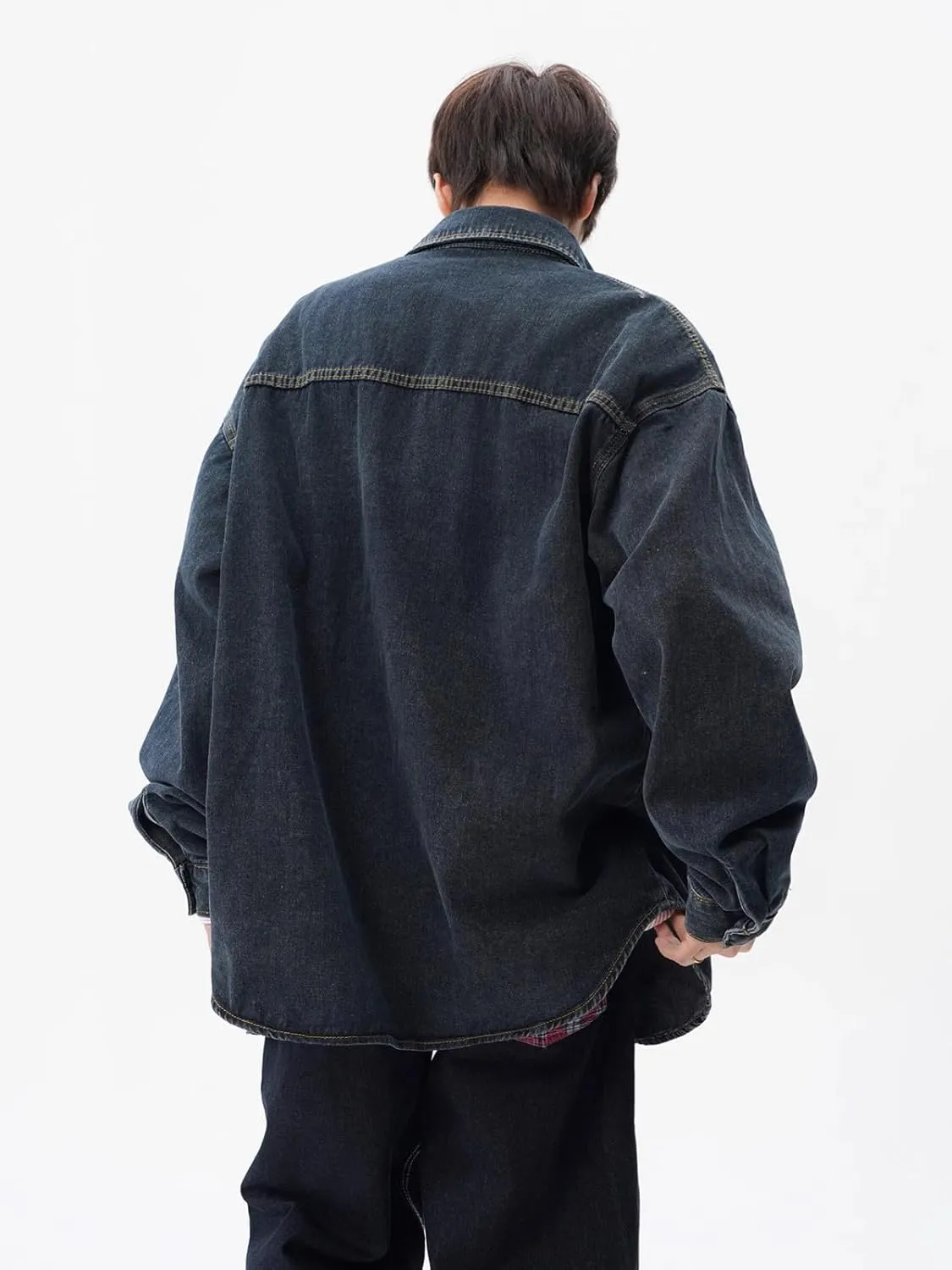 Men's Summer American Retro Workwear Denim Jacket