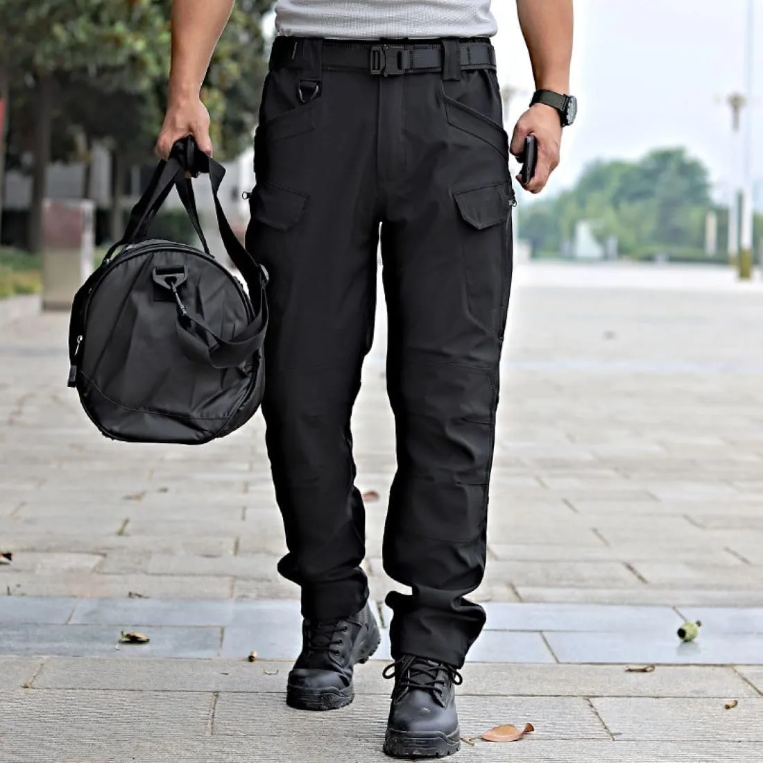 Men's Tactical Pants Work Pants Water Resistant Hiking Pants Military Combat Cargo Pants