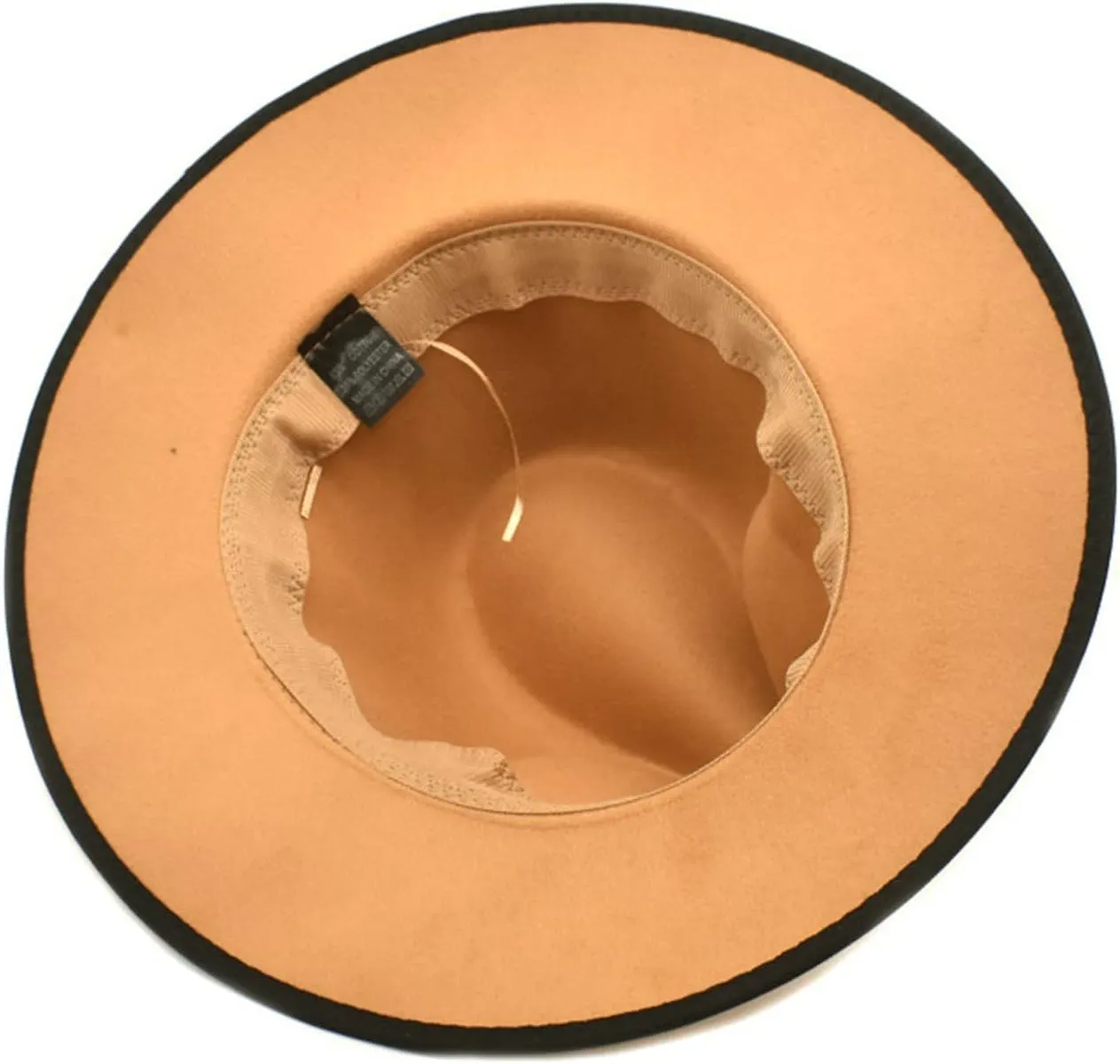 Men's Women's Retro Flat-Top Fedoras Hat Wide Brimmed Hat Wedding Church Jazz Cap