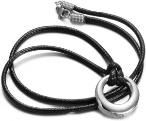MYAROMA FINDINGS Stainless Steel Moon Pendant Necklaces