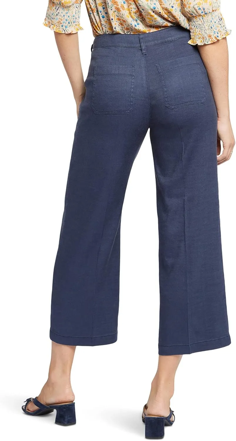 NYDJ Women's Wide Leg Cropped Cargo