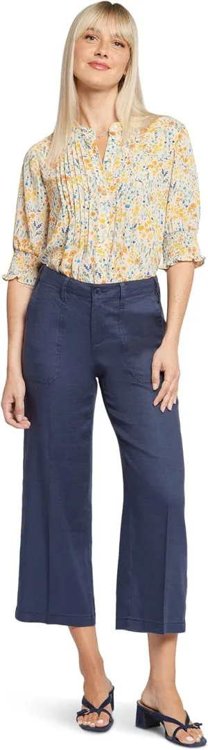 NYDJ Women's Wide Leg Cropped Cargo