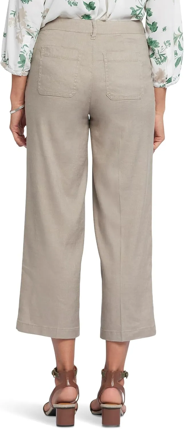NYDJ Women's Wide Leg Cropped Cargo