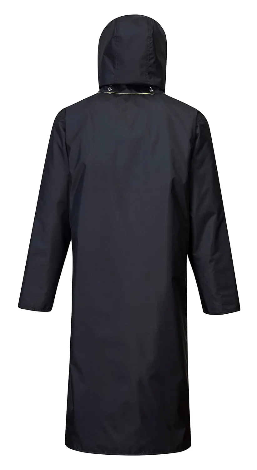 Portwest Hi-Vis Reversible Raincoat - UH447, Yellow/Black, XXL