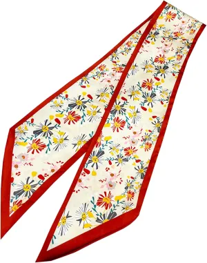 Purse Scarf For Handbags Head Scarves For Women's Hair Bags Scarfs Long Skinny Scarves Fashion Silky Headbands Accessories