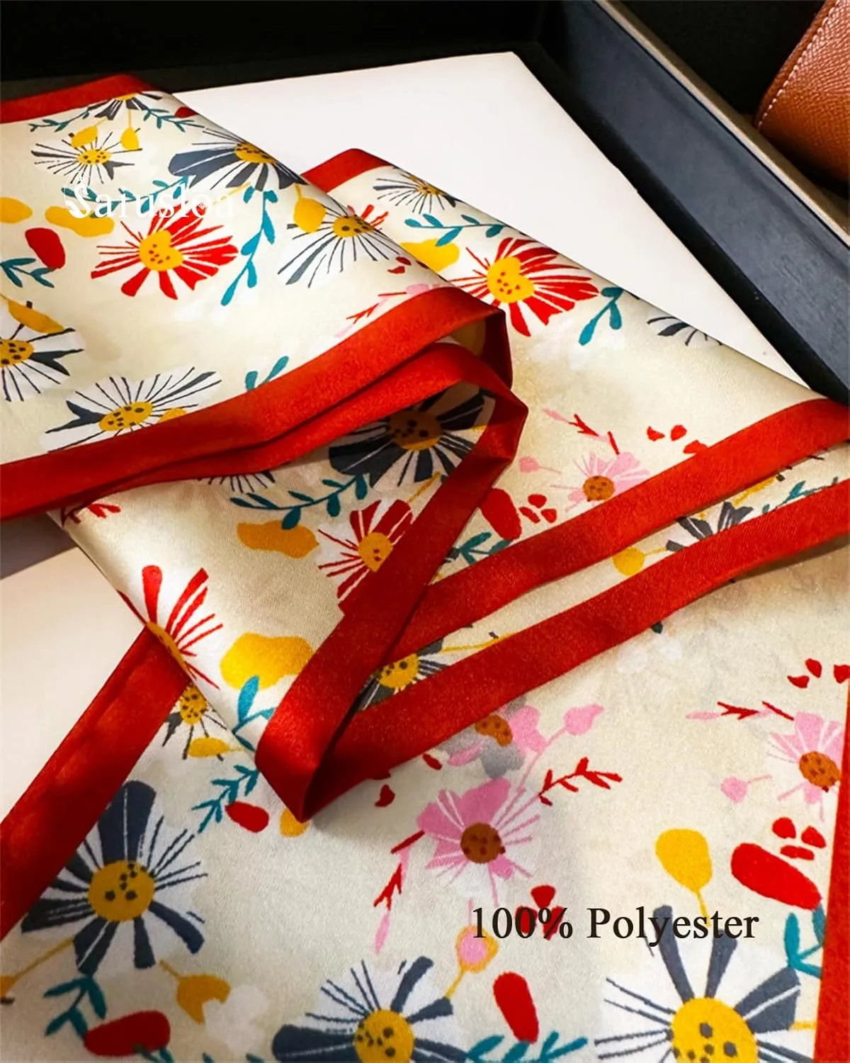 Purse Scarf For Handbags Head Scarves For Women's Hair Bags Scarfs Long Skinny Scarves Fashion Silky Headbands Accessories
